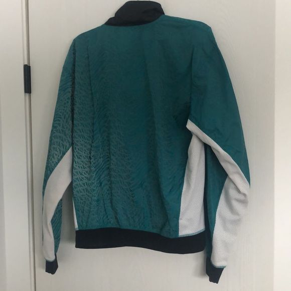 Vintage 90s 80s Adidas Women’s Jacket Equipment Windbreaker Illuminite Green - Picture 4 of 6